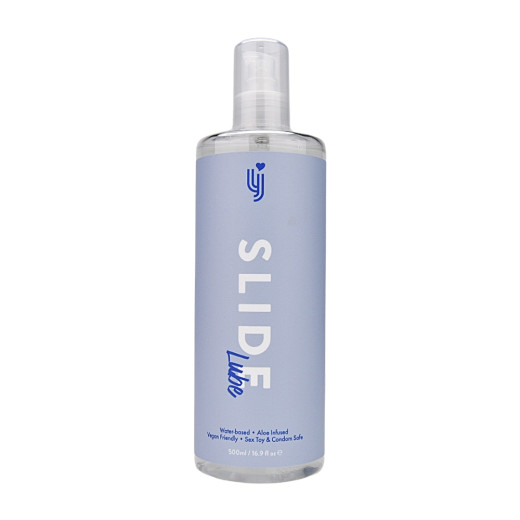 Descargar imágenes web del producto Lubricante a base de agua Loving Joy Slide 500 ml