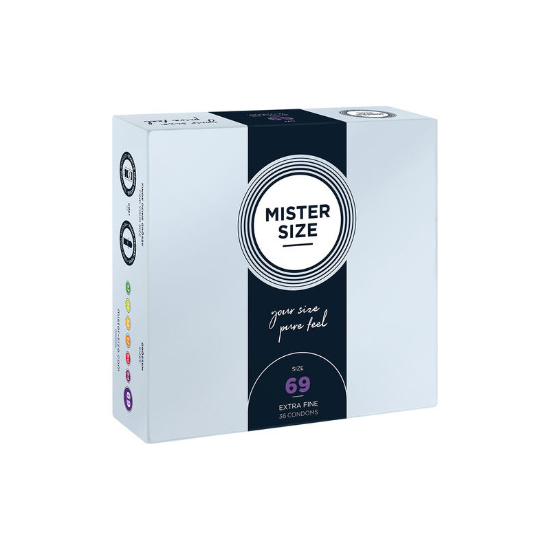 MISTER SIZE - PRESERVATIVOS TALLA XXXL 69 MM (36 UNIDADES)