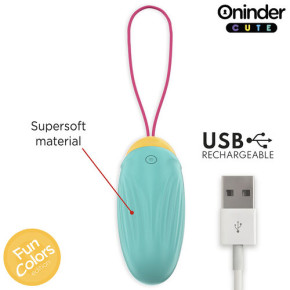 ONINDER CUTE - LOVE PLEASURE HUEVO VIBRO-GEMAS ROTADORAS SILICONA - APP MUNDIAL GRATUITA