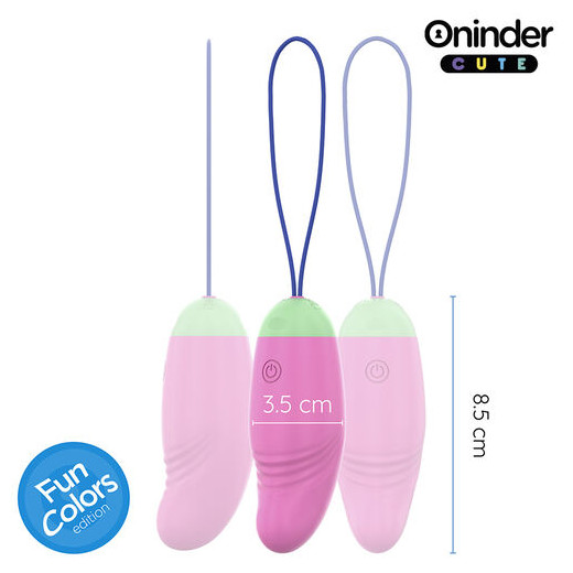 ONINDER CUTE - LOVE PLEASURE HUEVO VIBRO-ROTADOR 360 SILICONA - APP MUNDIAL GRATUITA