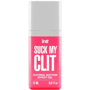 INTT - GEL EFECTO SUCCIÓN “SUCK MY CLIT” SABOR FRESA SILVESTRE 15 ML