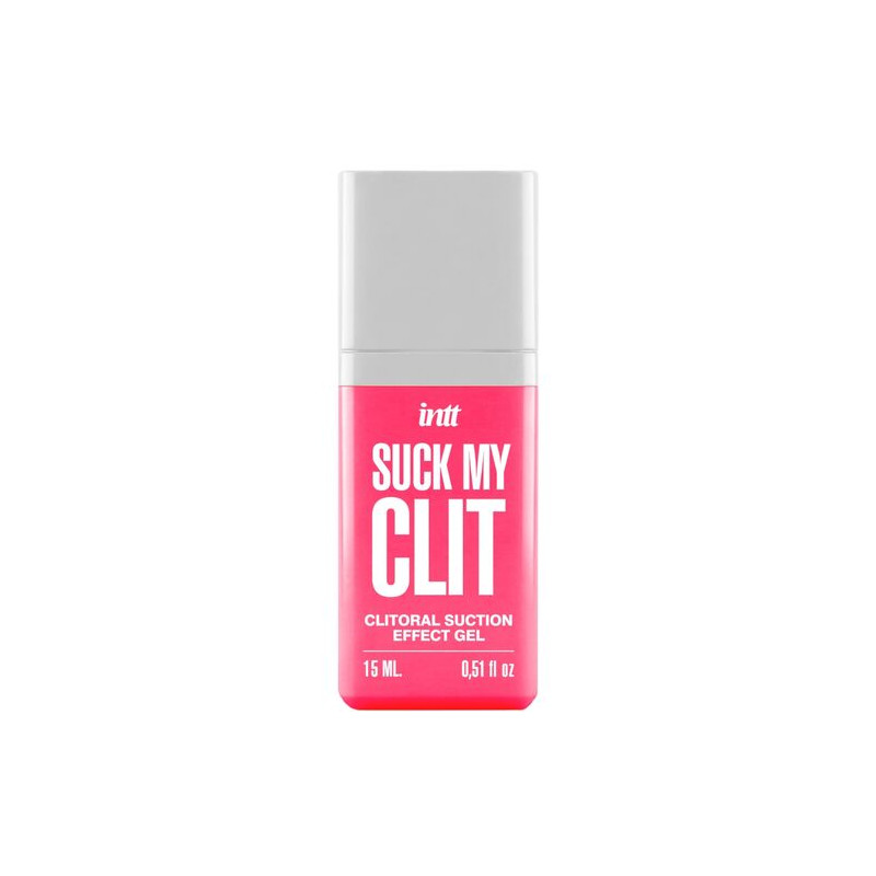 INTT - GEL EFECTO SUCCIÓN “SUCK MY CLIT” SABOR FRESA SILVESTRE 15 ML
