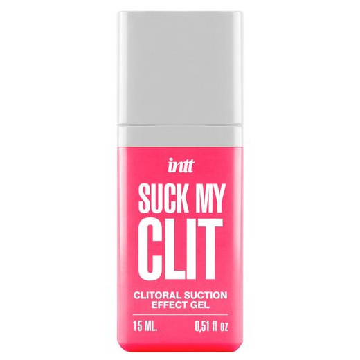 INTT - GEL EFECTO SUCCIÓN “SUCK MY CLIT” SABOR FRESA SILVESTRE 15 ML