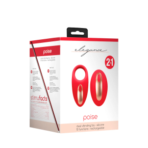 Pride-Elegance Poise Dual Vibrator – Anillo Vibrador con Control Remoto y Doble Estimulación