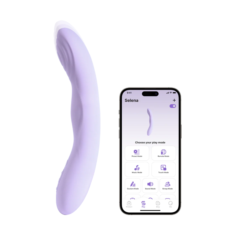 SVAKOM Selena Vibrador Calefactable y Thrusting con App