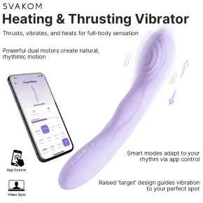 SVAKOM Selena Vibrador Calefactable y Thrusting con App