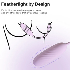 SVAKOM Plume – Vibrador de doble estimulación con cepillo de silicona