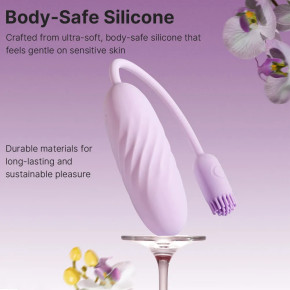 SVAKOM Plume – Vibrador de doble estimulación con cepillo de silicona