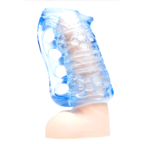 Fleshskins™ Blue Ice Grip con estuche de secado