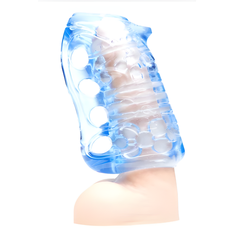 Fleshskins™ Blue Ice Grip con estuche de secado