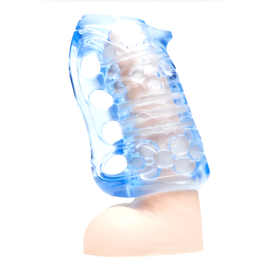 Fleshskins™ Blue Ice Grip con estuche de secado
