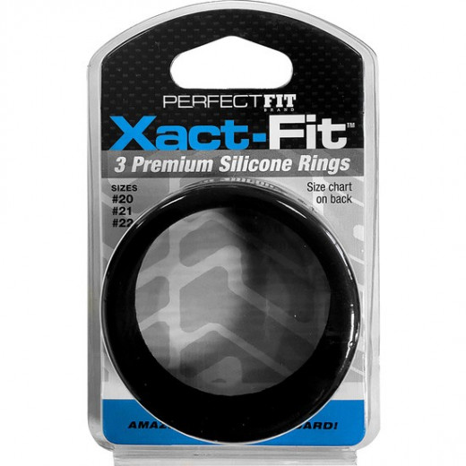 Xact Fit Kit 3 Anillos De Silicona - 5 Cm, 5,3 Cm y 5,5 Cm