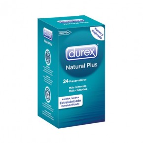 DUREX NATURAL PLUS 24 UDS